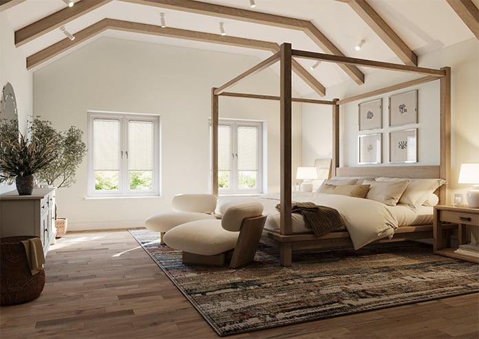 Malmo, Ivory - Stick Fit Wooden Venetian Blind - Image 6